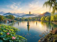 โรงแรมเหอฝั่ง สาขา ริมทะเลสาบ หางโจว ทะเลสาบตะวันตก - โรแมนติก