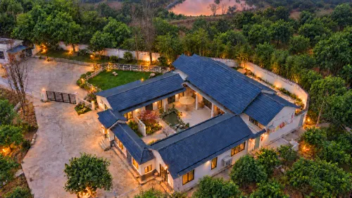 Yidu Pomegranate Courtyard | Siheyuan Holiday Homestay (Longhu Urban Wetland Park) - Evcil Hayvan Kabul Edilen Alan