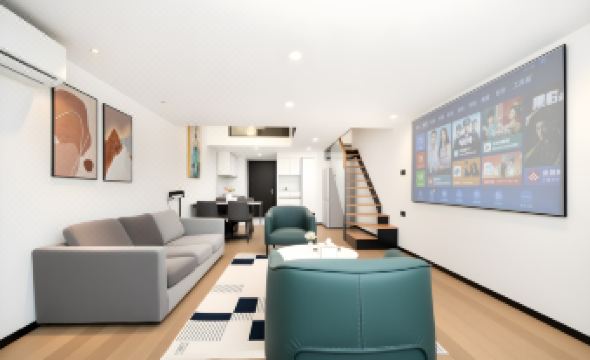 Grapefruit Fashion Boutique Apartment (Shenzhen North Railway Station Huilong Center)