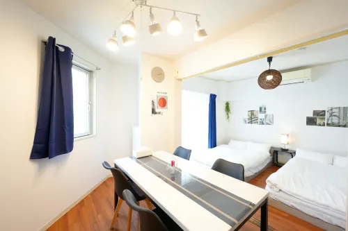 S1 1-minute walk from JR Imamiya Station | 1 stop from Namba Station | Maximum 6 |