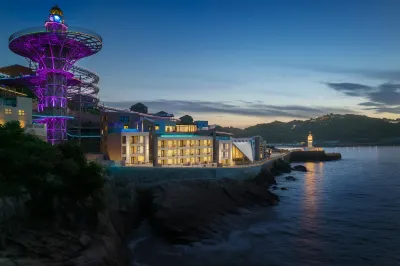 Wenling Shitang Mountain and Sea Retreat Wenquan Vacation Apartment (Jinshatan) فنادق في 