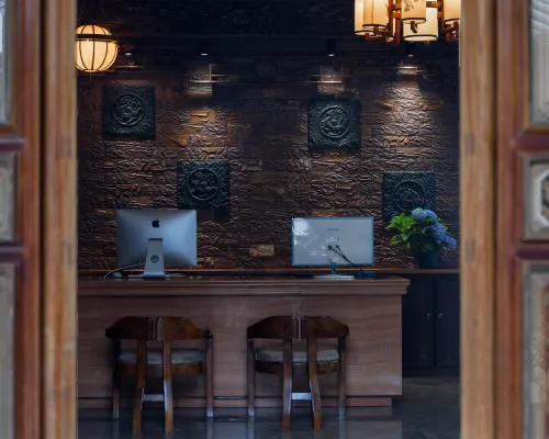 Zuixi  Mountain ViewTea and Coffee Courtyard Villa with Sunlight on the Snow Mountains Общественные зоны Photos