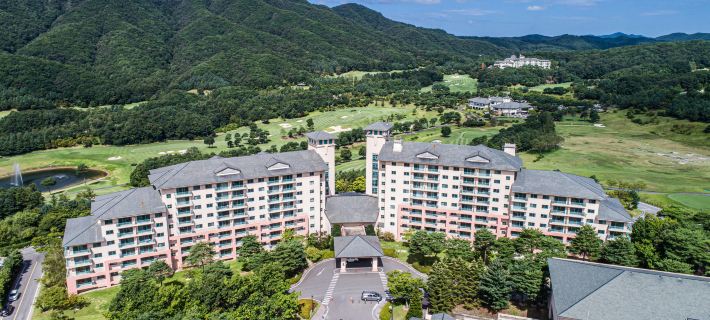 オーク バレー リゾート 原州市のホテル