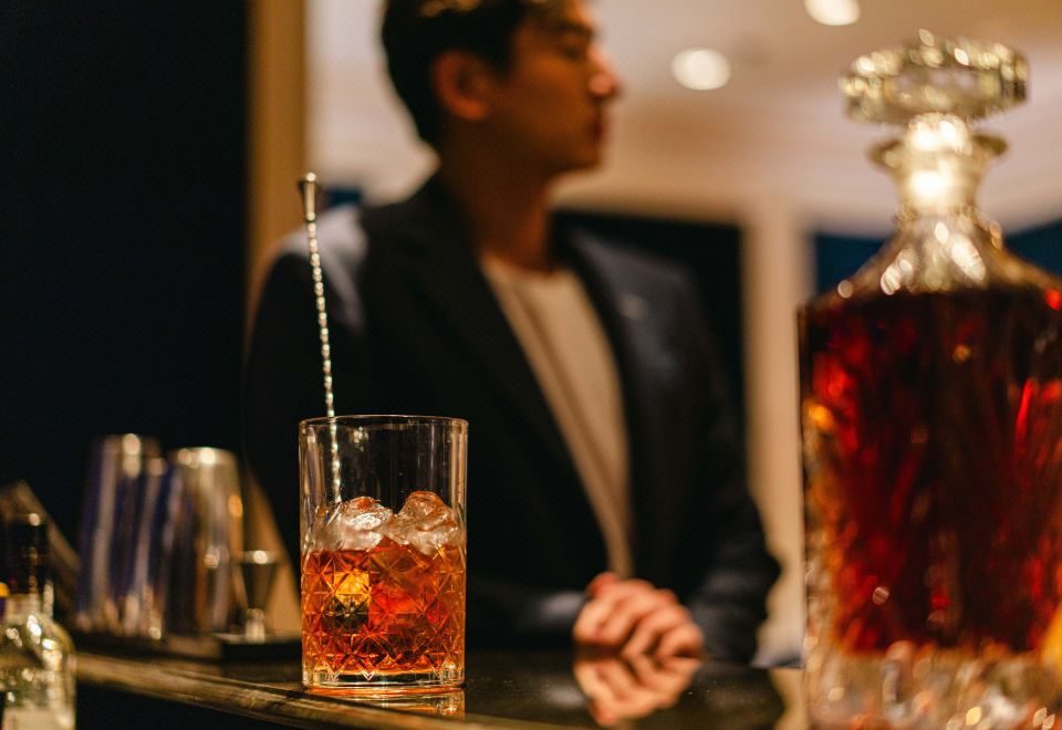 천진 더 리츠칼튼 호텔의 객실 내부