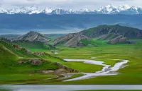 Bayanbulak Silver Stirrup Hotel - Mountain view