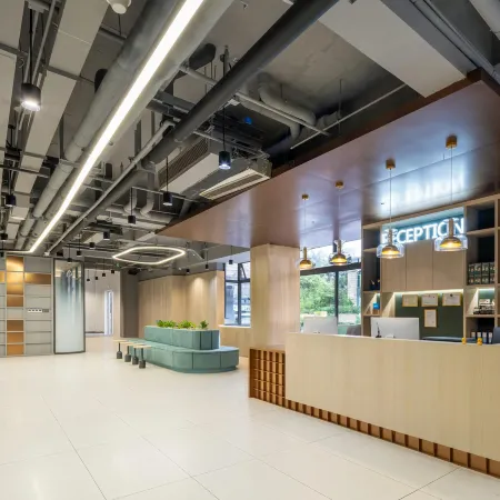 Yuanyueli Youth Hotel (Shenzhen Convention and Exhibition Center Futian Port Branch) Отели рядом с достопримечательностью «Район Футянь»