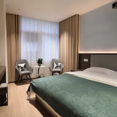 Xileqi High-Rise City View Homestay (Jiaxiu Tower Branch) 허빈 공원 주변 호텔