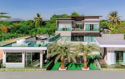Sky Beach Pool Villa Chanthaburi 2 紅樓附近的飯店