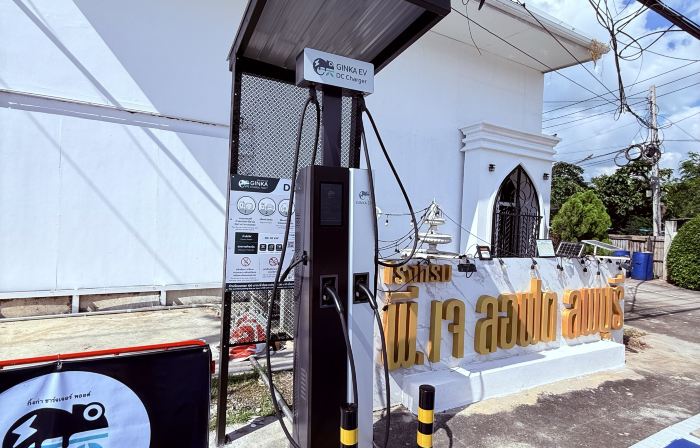 พีเจ ลอฟต์ โฮเทล EV station ลพบุรี