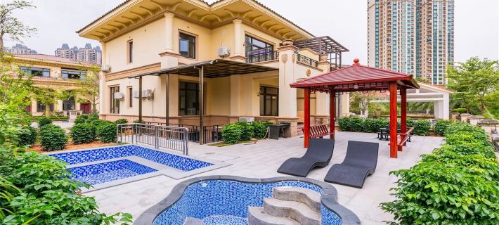Enping Hengda Henglai Swimming Pool Villa Отели в г. Энпин