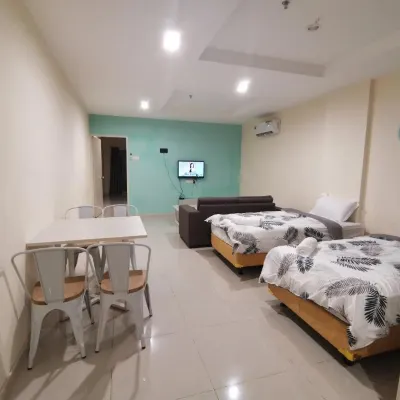 Rustic One Bedroom Unit for 4Pax by Jomy Management マリーナ・アイランド周辺のホテル