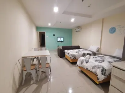 Rustic One Bedroom Unit for 4Pax by Jomy Management 키즈 워터 페이쳐 플레이그라운드 주변 호텔