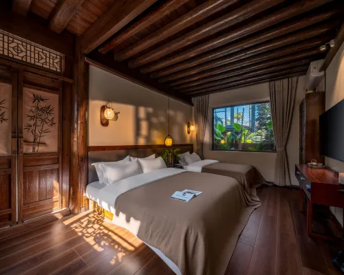 Lijiang Jinli Chinese Courtyard Inn الغرف Photos