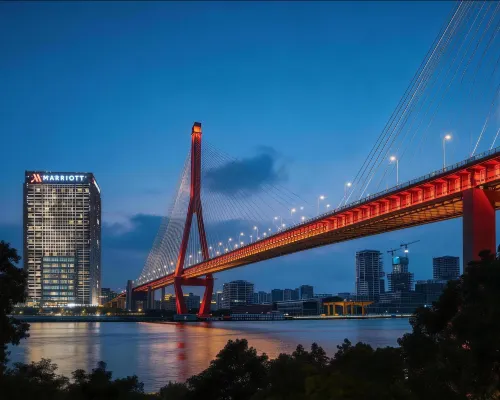 Shanghai Marriott Hotel Yangpu Riverside Hoteles cerca de Puente Yangpu