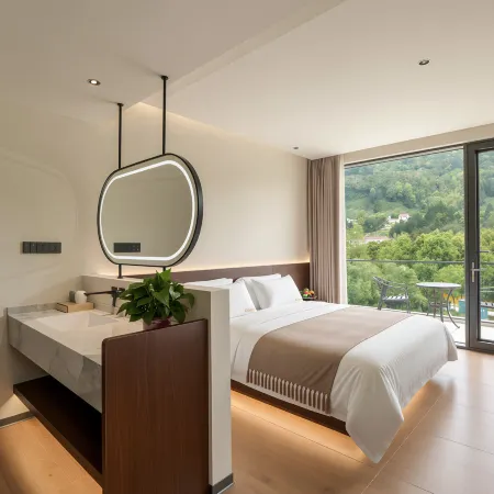 Jiuhua Mountain · Huijing | Pool Panoramic Mountain View 360° Villa (Jiuhua Mountain Scenic Area)