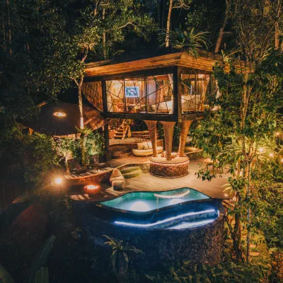 Hideout Eco Bamboo House Bali Hotel berhampiran Bukit Putung