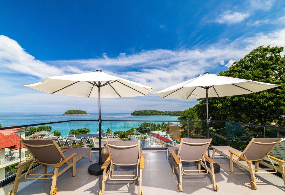 Beautiful ocean view from villa