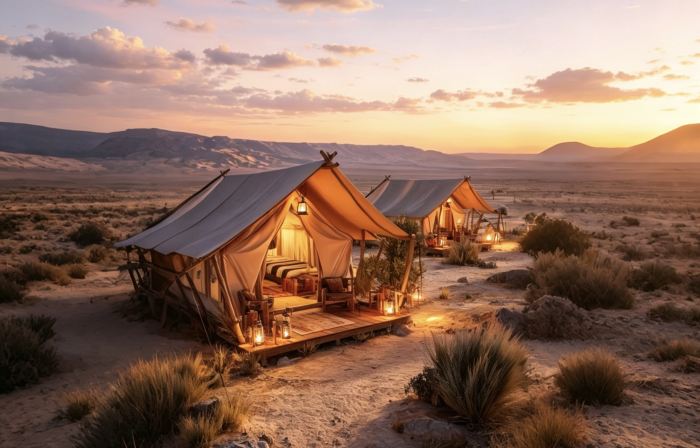 Zhongwei Shapotou District Moonlight Baohe Xingxing Desert Camping Base