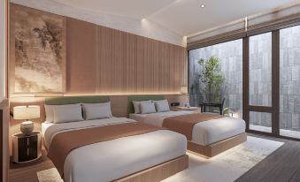 Beijing Yonghegong Lama Buddhist Temple Garden Courtyard