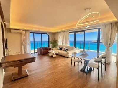 惠州小徑灣藍海熙岸輕奢海景公寓 華潤小徑灣沙灘附近的飯店