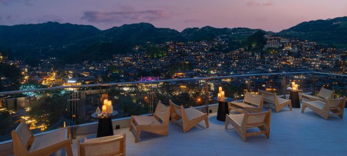Xijiang Tianhe Shengjing Homestay (Observation Deck) โรงแรมในเหลยซาน