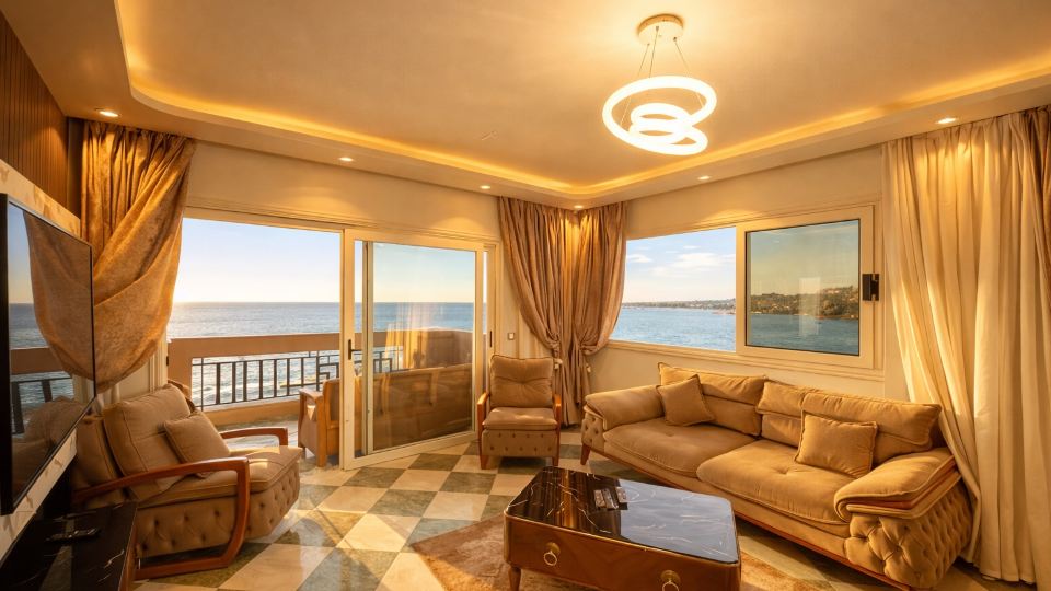 Direct Sea view apartment miami island 3 bedroom