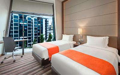 スタンダードルーム ホリデイ・イン エクスプレス シンガポール クラークキーの写真