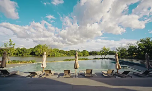 Sublimation Lakeside Night Park Junting Hotel