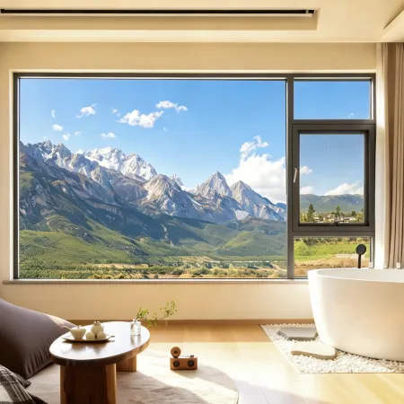 Wuyueli・Daydream丨Full View360° Panoramic Sunshine Golden Mountain Boutique Stay (Baisha Old Town)