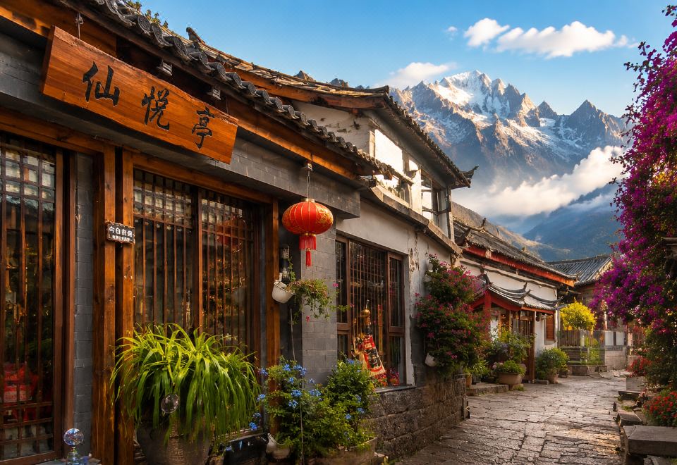 Xianyue Pavilion·Designer’s Snow Mountain Panoramic Secret Garden Beauty Stay Images