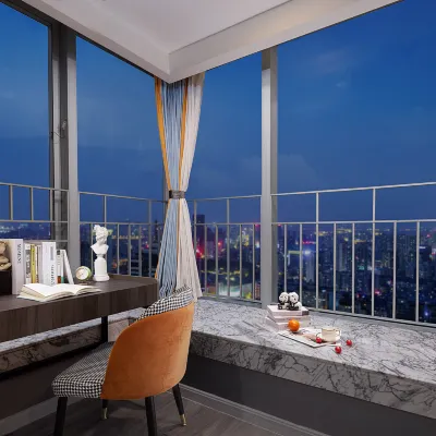 Xiyue Lanting Holiday Apartment (Chengdu Tianfu Square Branch) Отели рядом с достопримечательностью «Площадь Тиянфу»