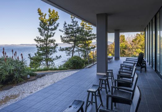 Hamachidorinoyu Kaisyu의 노천 온천 풍경