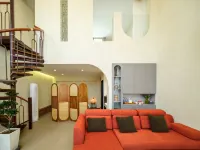 Chayouhouqi Ulanhada Yimeng Yimu Volcano Homestay Hotel di Qahar Right Rear Banner