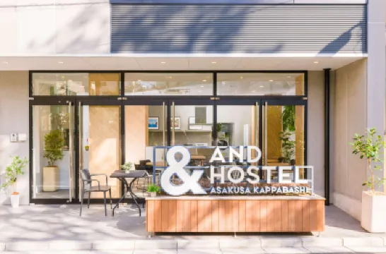 &AND HOSTEL ASAKUSA KAPPABASHI Hotels in Ueno/Asakusa