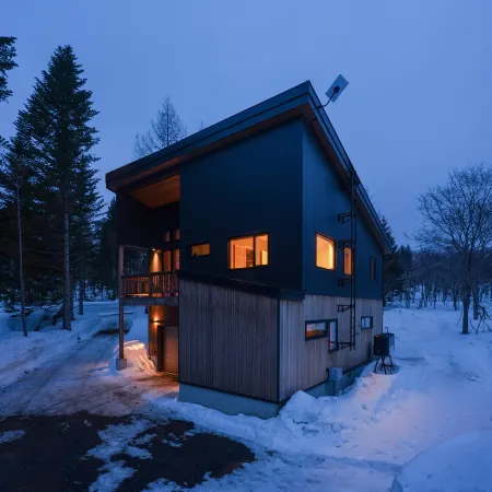 Sauna, campfire, BBQ included | Entire villa surrounded by forest and snow, Niseko Annepuri