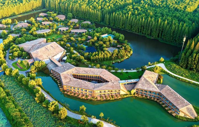Jinhu Water Forest Scenic Area, Jinhu Water Forest · Gangfu  Hot Spring Resort Hotel