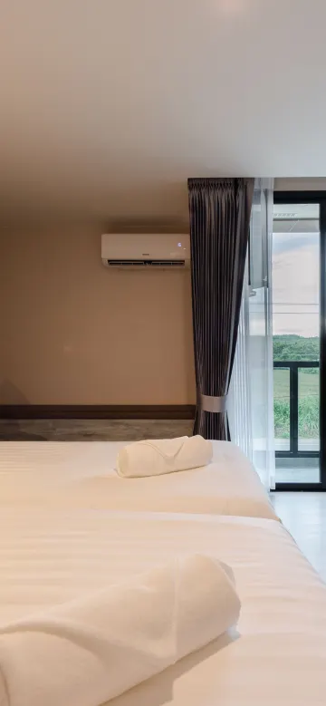 ห้องเมาเท่นวิว เตียงแฝด