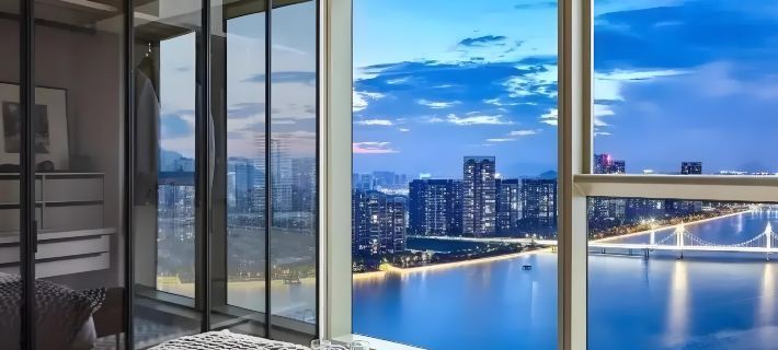 Zhuhai · Fullme | Fullme High Altitude River View Apartment (Gongbei Port Zhuhai Station) Hotels in Zhuhai