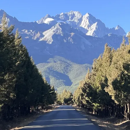 Pauline | Panoramic View of Sunlit Golden Mountain · Wild Luxury Retreat (Yusong Village)