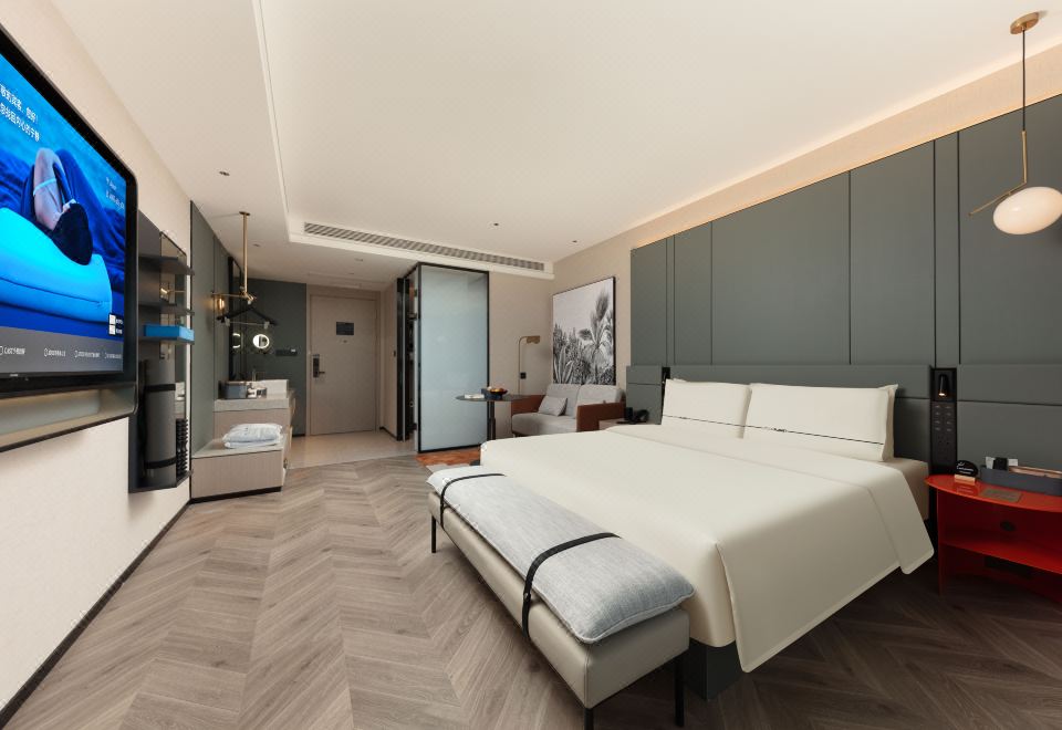 샤먼 가오치 공항 아투어S 호텔 객실