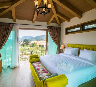 วิลลาสำหรับครอบครัวพร้อมวิวสวน