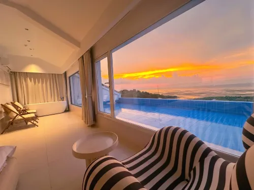 Orange Island · 270° Lakeview Sunset Swimming Pool Homestay (Taihu Lake Xishan Island) - con vista mare