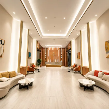 The apartment offers a panoramic view of the city.