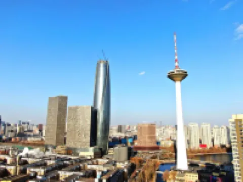 Haiyue Cinema City Jing Apartment (Youth Avenue Color TV Tower Night Market Branch) 沈阳彩塔农贸综合大市场周辺のホテル