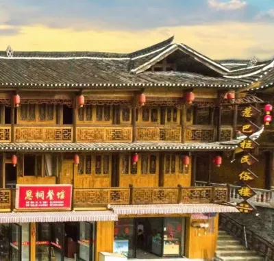 Longshan Jabala Folklore Building Hotels near Rebala Scenic Area