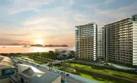 Zhoushan Walio Seaview Hotel (Zhujiajian Poly Zihai Branch) - غرفة مطلة على الجبل