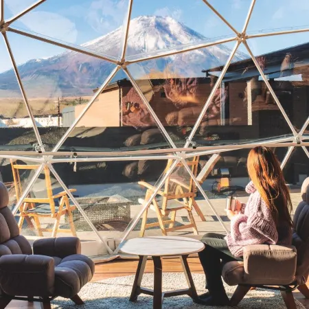 Panoramic Mt. Fuji Views from All Rooms – Vision Glamping Resort & Spa Yamanakako