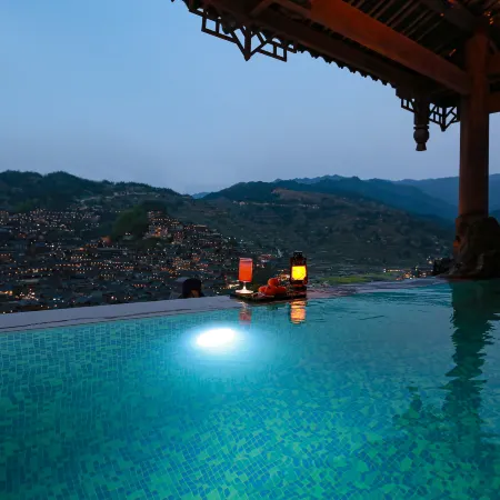 Jianxiyan · Hot Spring Panoramic Homestay (Xijiang Qianhu Miao Village)