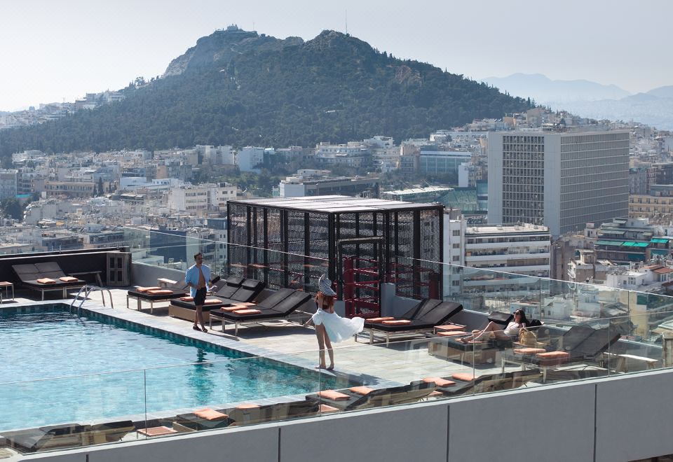 호텔 루프탑 수영장