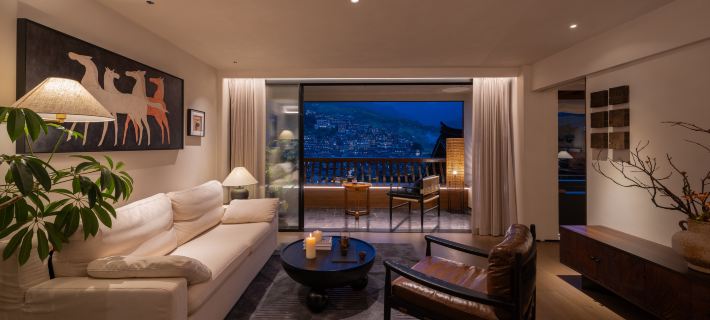 Luanxi Hidden Luxury Private Hot Spring Panorama Guesthouse Hotels in Leishan